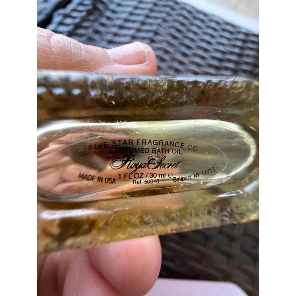 Royal Secret Perfumed Bath Oil Five Star Fragrance Co 1 fl oz Vintage MAKE OFFER